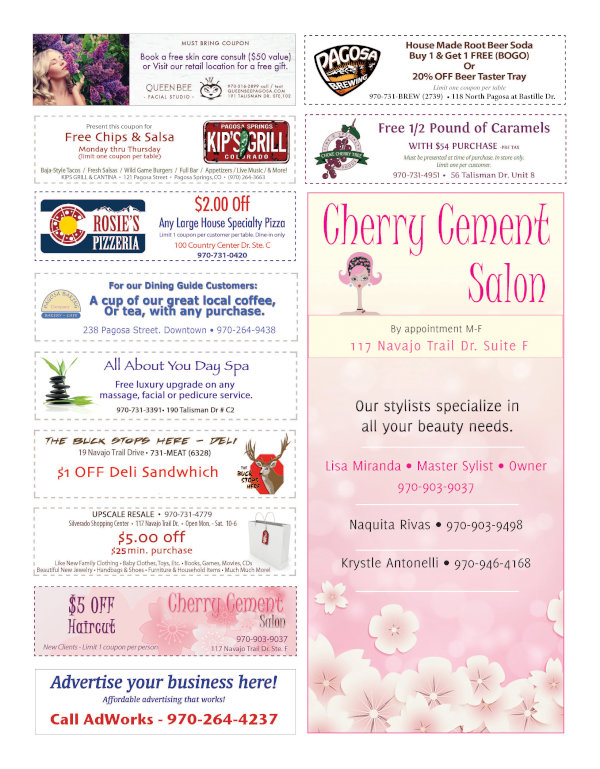Pagosa Springs Coupons FREE